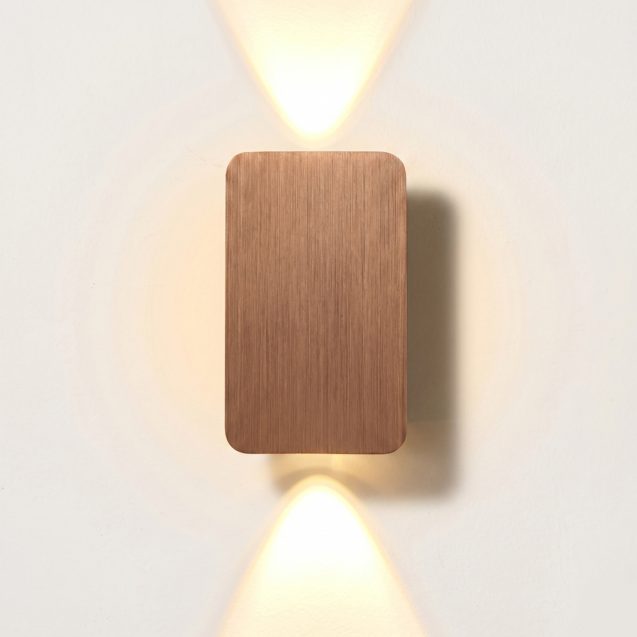 Up & Down LED Wall Light - Aluminium IP65 - Coffee