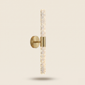 Crystal Stem LED Wall Light - Blown Glass & Metal - Warm White