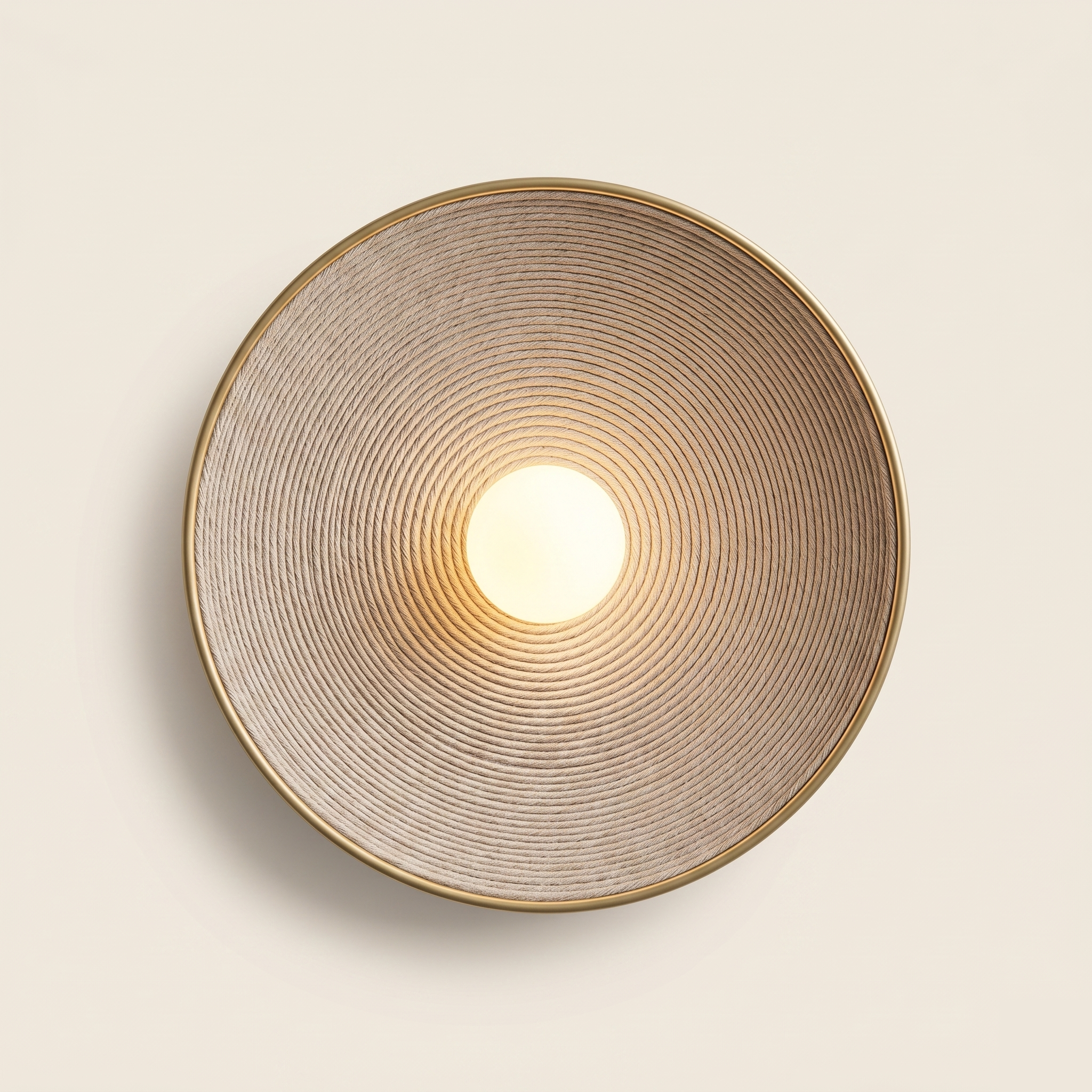 Sculpted Plaster Wall Light - Wabi-Sabi Japanese Style - product photo