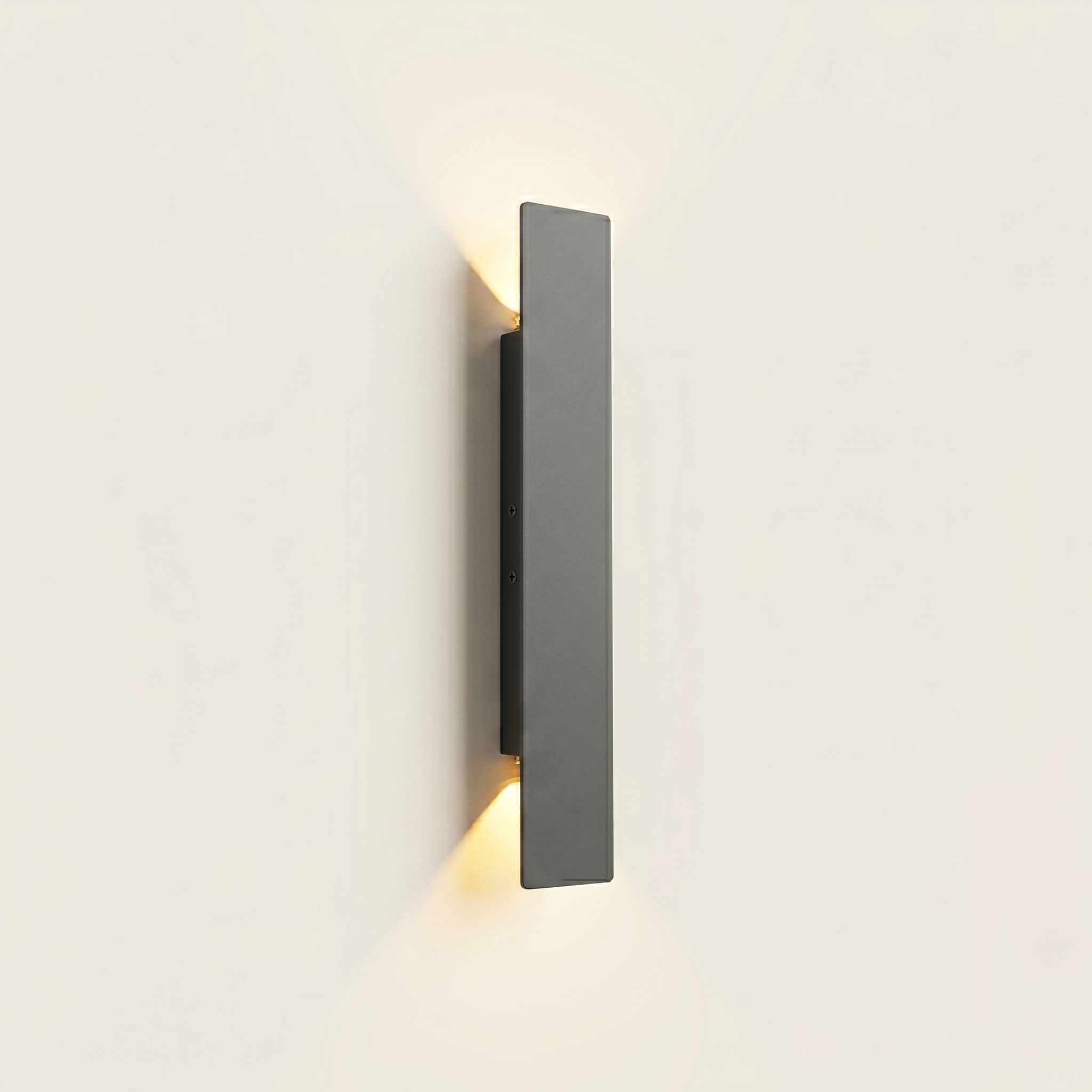 Minimalist LED Wall Light IP65 - Indoor/Outdoor Aluminium Bar - Black