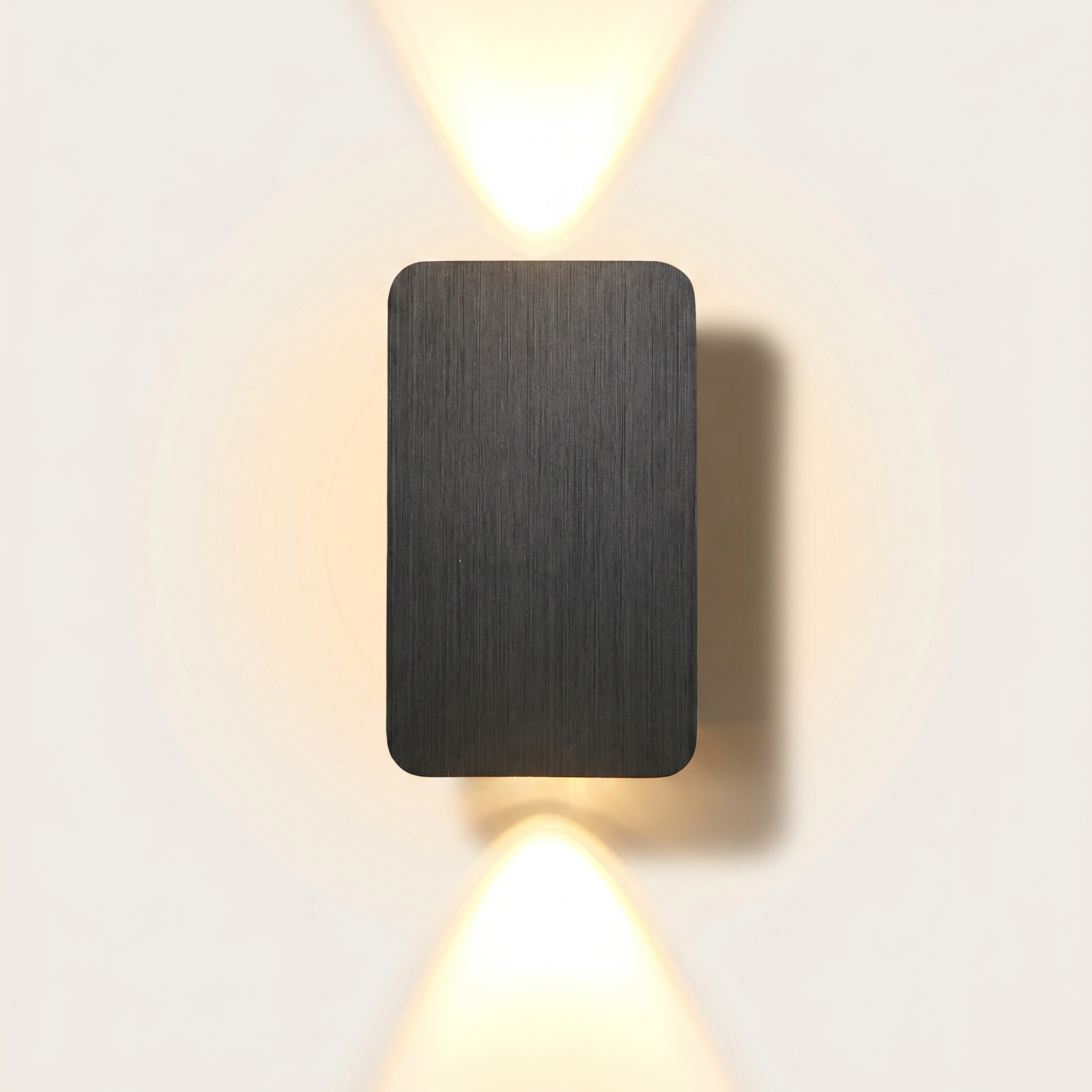 Up & Down LED Wall Light - Aluminium IP65 - Black