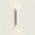 Minimalist LED Wall Light IP65 - Indoor/Outdoor Aluminium Bar - White