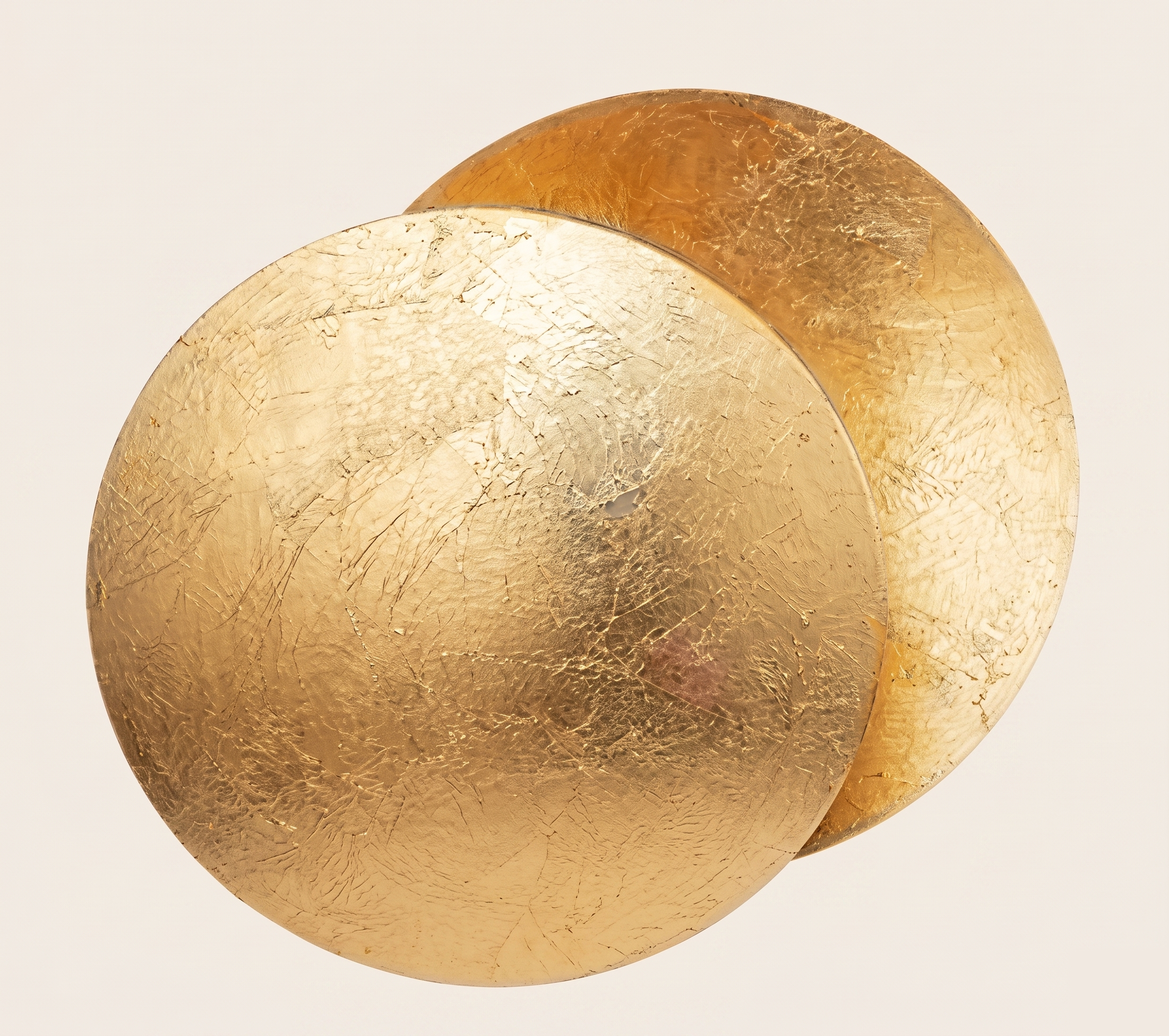 Copper Halo LED Wall Light - Round Eclipse Design - product photo