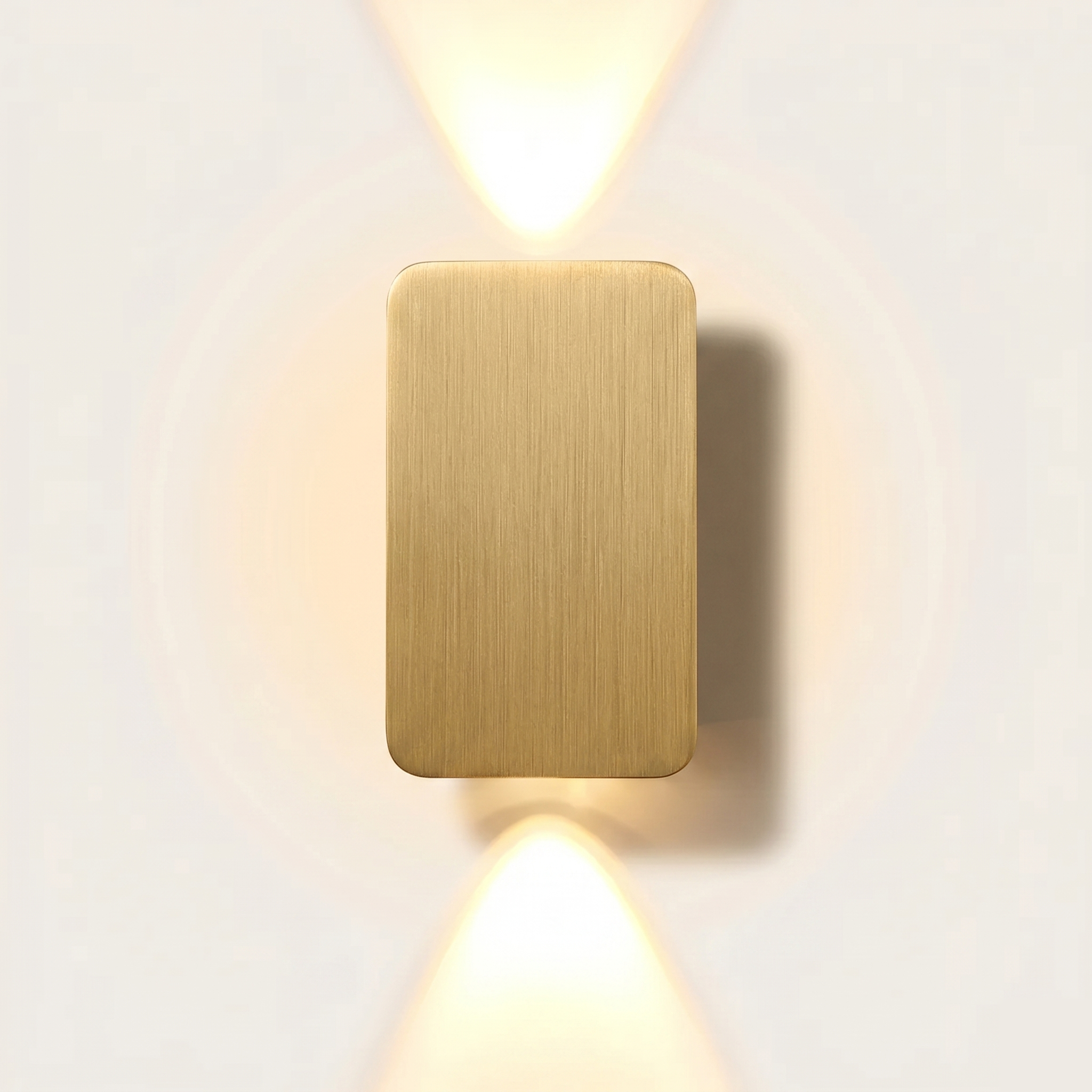 Up & Down LED Wall Light - Aluminium IP65 - Gold