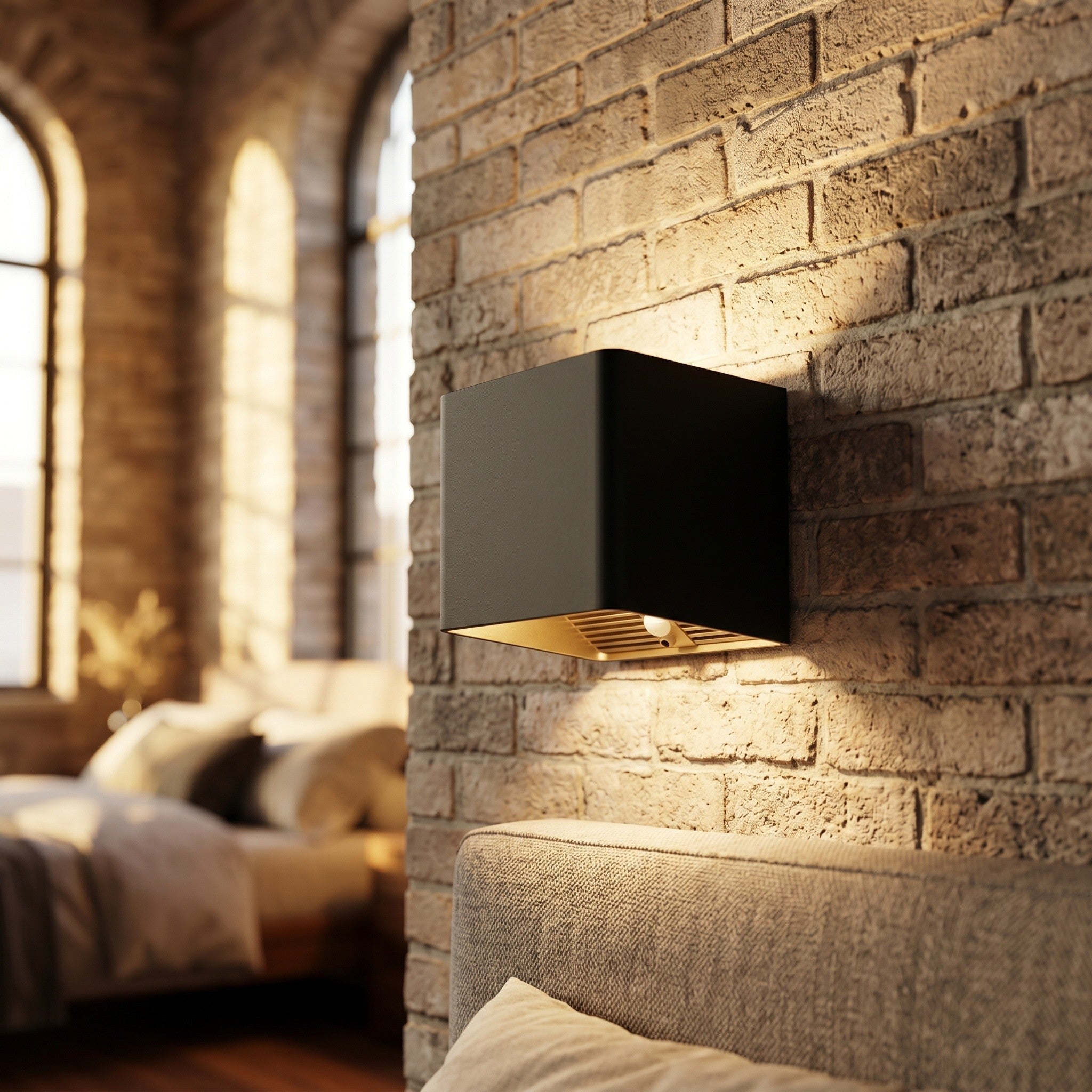 Rechargeable LED Wall Light with Motion Sensor - Wireless - product photo