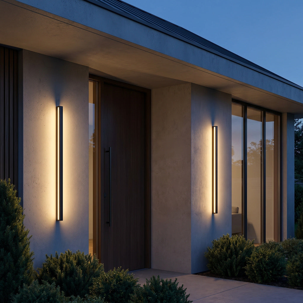 Linear LED Outdoor Wall Light IP65 - Aluminium Strip - product photo