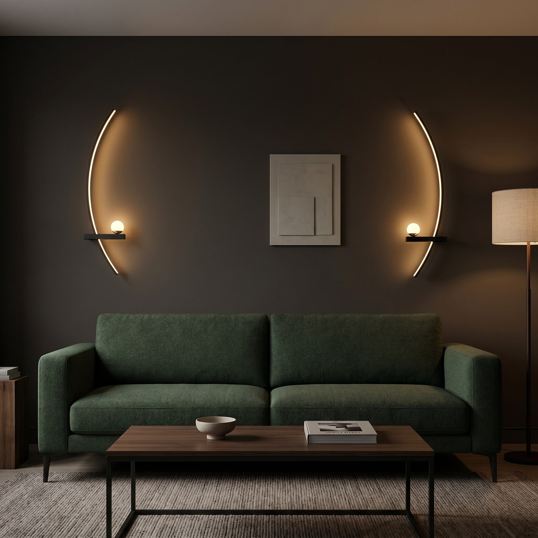Adjustable LED Reading Wall Light - Remote Control Bedside - product photo