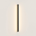 Linear LED Outdoor Wall Light IP65 - Aluminium Strip - Warm White